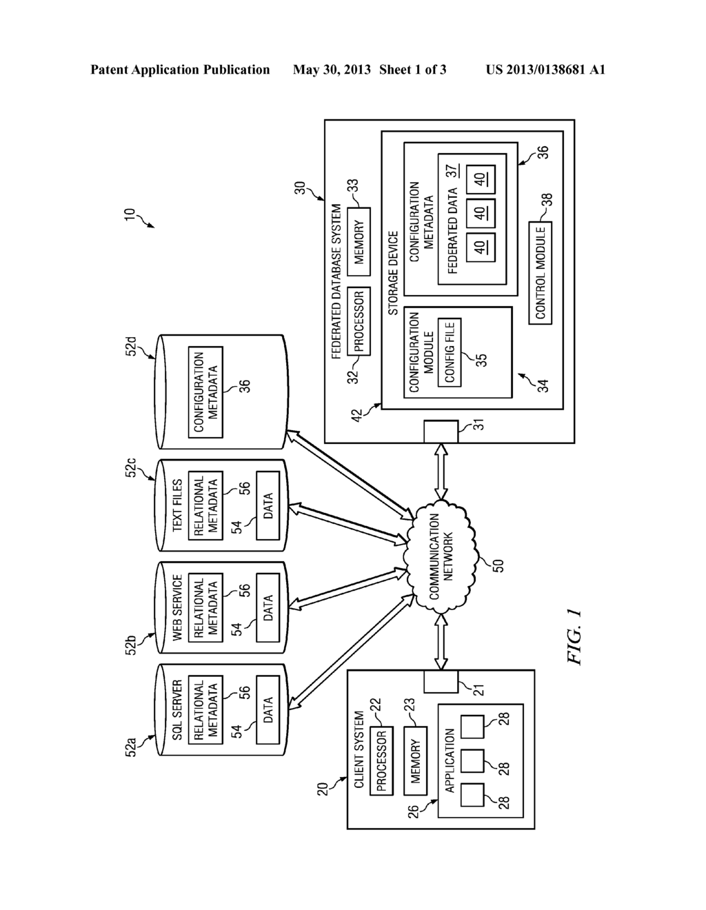 METHOD AND SYSTEM FOR METADATA DRIVEN PROCESSING OF FEDERATED DATA - diagram, schematic, and image 02