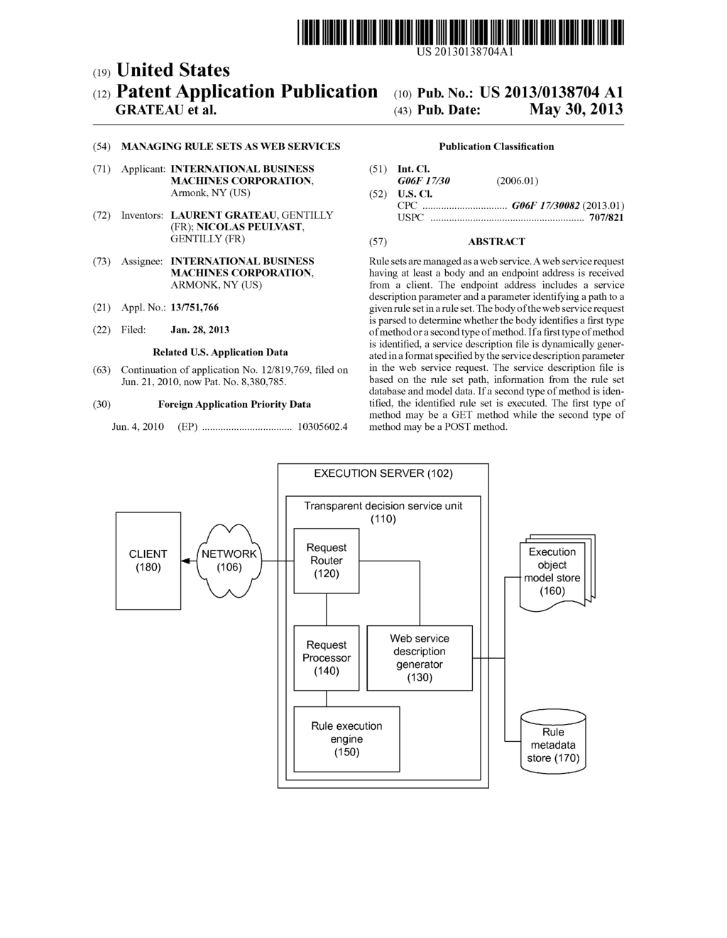 MANAGING RULE SETS AS WEB SERVICES - diagram, schematic, and image 01