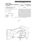 PATTERN DESIGN FOR THE FINGER PORTIONS OF A GLOVE diagram and image