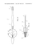 ILLUMINATED FLASHING TOOTHBRUSH AND METHOD OF USE diagram and image