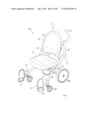 WHEELED CHAIR WITH LEG RESTS diagram and image