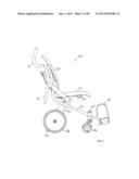 WHEELED CHAIR WITH LEG RESTS diagram and image