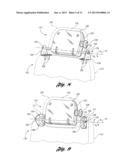 Folding Vehicle Head Restraint Assembly diagram and image