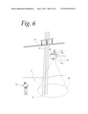 SYSTEM AND METHOD FOR MONITORING RESTRICTED AREAS BELOW BUCKET TRUCKS,     LINEWORKERS ON POWER DISTRIBUTION POLES OR OTHER ELEVATED LOADS diagram and image