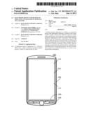 ELECTRONIC DEVICE AND METHOD OF DISPLAYING INFORMATION IN RESPONSE TO A     GESTURE diagram and image