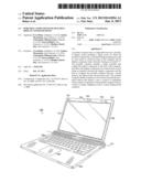 PORTABLE COMPUTER WITH MULTIPLE DISPLAY CONFIGURATIONS diagram and image