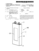 LITHIUM ION BATTERY AND CASING FOR THE SAME diagram and image