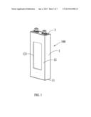 LITHIUM ION BATTERY AND CASING FOR THE SAME diagram and image