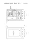 DISPLAYING APPLICATIONS OF A VIRTUAL MOBILE DEVICE IN A USER INTERFACE OF     A MOBILE DEVICE diagram and image