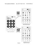 DISPLAYING APPLICATIONS OF A VIRTUAL MOBILE DEVICE IN A USER INTERFACE OF     A MOBILE DEVICE diagram and image