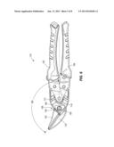 SNIPS INCLUDING A JAW STOP diagram and image