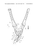 SNIPS INCLUDING A JAW STOP diagram and image