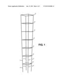 Expandable Plant Support Cage diagram and image