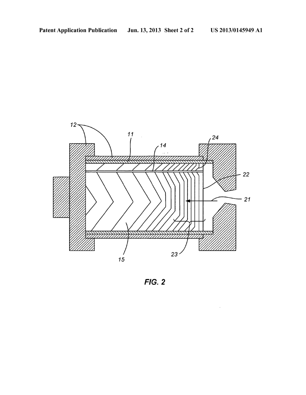 END-BURNING PROPELLANT GRAIN WITH AREA-ENHANCED BURNING SURFACE - diagram, schematic, and image 03