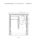 REFRIGERATOR WITH AUTOMATIC LIQUID DISPENSER diagram and image