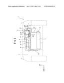 INTAKE SYSTEM OF VEHICLE ENGINE INSTALLED IN ENGINE COMPARTMENT diagram and image