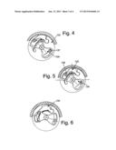 Compact Combined Cylinder Comprising a Manual Release Device diagram and image