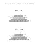 MULTI-CHIP PACKAGE HAVING A STACKED PLURALITY OF DIFFERENT SIZED     SEMICONDUCTOR CHIPS, AND METHOD OF MANUFACTURING THE SAME diagram and image