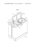 SHUFFLER AND METHOD OF SHUFFLING CARDS diagram and image