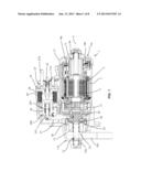 STARTER MOTOR WITH DRIVE ASSEMBLY FITTED WITH A COUPLING SYSTEM FOR     COUPLING A PINION MOUNTED FREELY ON ITS ROTOR SHAFT, AND ASSOCIATED     METHOD diagram and image