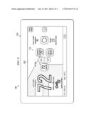 HEATING, VENTILATION AND AIR CONDITIONING SYSTEM USER INTERFACE HAVING AN     INTEGRATED SCREEN/HOUSING SKIN AND METHOD OF OPERATION THEREOF diagram and image