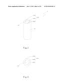 BEARING STRUCTURE AND COOLING FAN USING SAME diagram and image