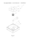 BEARING STRUCTURE AND COOLING FAN USING SAME diagram and image