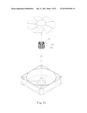 BEARING STRUCTURE AND COOLING FAN USING SAME diagram and image