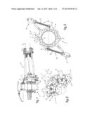 ROTOCRAFT ROTOR INCLUDING A FLAPPING ABUTMENT MECHANISM FOR BLADES HINGED     ON A HUB OF THE ROTOR diagram and image