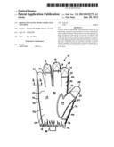 Protective Glove with Conductive Stitching diagram and image