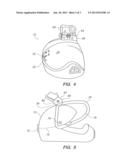 Helmet with Anti-Fog System for Skydiving and Snow Skiing diagram and image