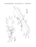 HARVESTING HEADER WITH A FLEXIBLE CUTTERBAR AND TILT ARM FOR CUTTERBAR     DRIVE diagram and image