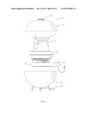 Food Smoker Adapter diagram and image