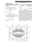 Cosmetic products application diagram and image