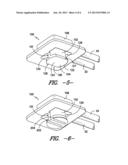 JUNCTION BOX WITH A SUPPORT MEMBER FOR THIN FILM PHOTOVOLTAIC DEVICES AND     THEIR METHODS OF MANUFACTURE diagram and image