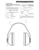 SOUND ABSORBING DEVICE OF THE TYPE ADAPTED TO COVER THE EARS OF A USER diagram and image