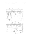 STRUCTURE AND METHOD OF LATCHUP ROBUSTNESS WITH PLACEMENT OF THROUGH WAFER     VIA WITHIN CMOS CIRCUITRY diagram and image