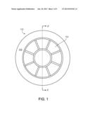 HIGH PERFORMANCE RESILIENT SKATE WHEEL WITH COMPRESSION MODULUS GRADIENT diagram and image