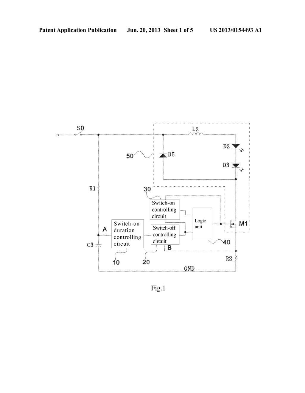 DIMMING CONTROLLING CIRCUIT FOR LED - diagram, schematic, and image 02