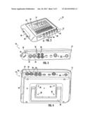 GUITAR INPUT AND OUTPUT DOCK FOR A TABLET COMPUTER diagram and image