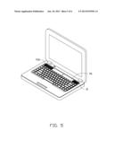 NOTEBOOK COMPUTER WITH CARD STORAGE STRUCTURE diagram and image