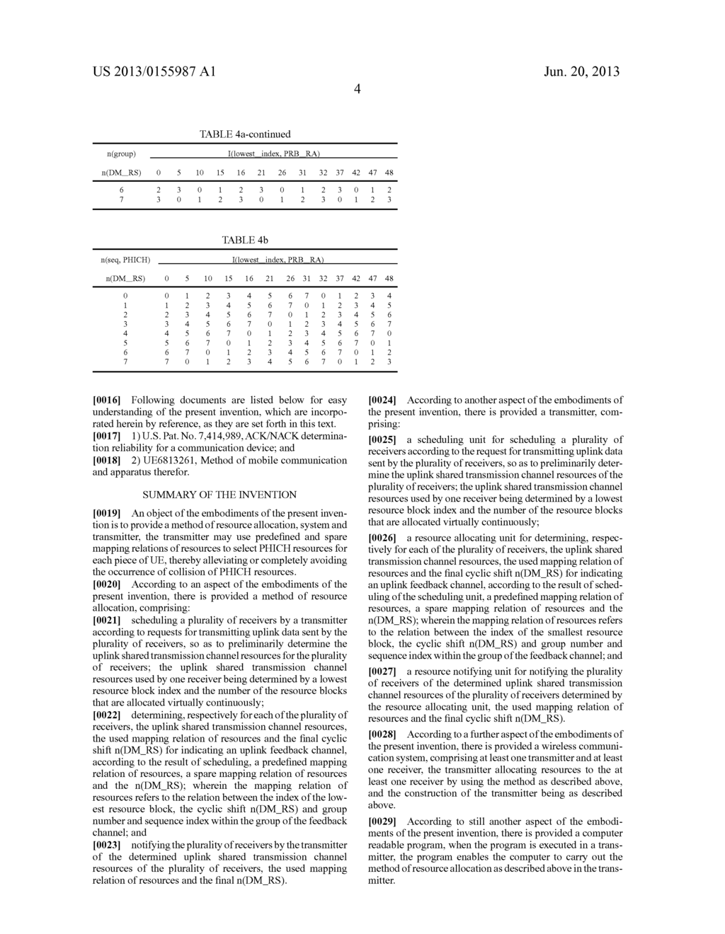 Method of Resource Allocation, System and Transmitter - diagram, schematic, and image 13