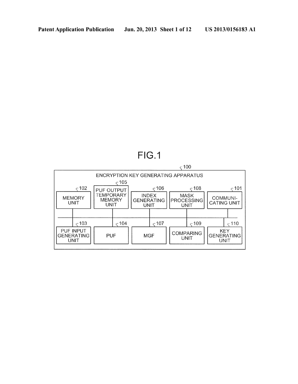 ENCRYPTION KEY GENERATING APPARATUS AND COMPUTER PROGRAM PRODUCT - diagram, schematic, and image 02