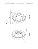 Nozzle-Locating Insulator having Spring-Noncontact Sections Interposed     Between Spring-Contact Sections diagram and image