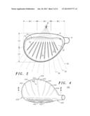 GOLF CLUB HEADS WITH RIBS AND RELATED METHODS diagram and image