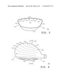 GOLF CLUB HEADS WITH RIBS AND RELATED METHODS diagram and image