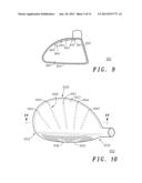 GOLF CLUB HEADS WITH RIBS AND RELATED METHODS diagram and image