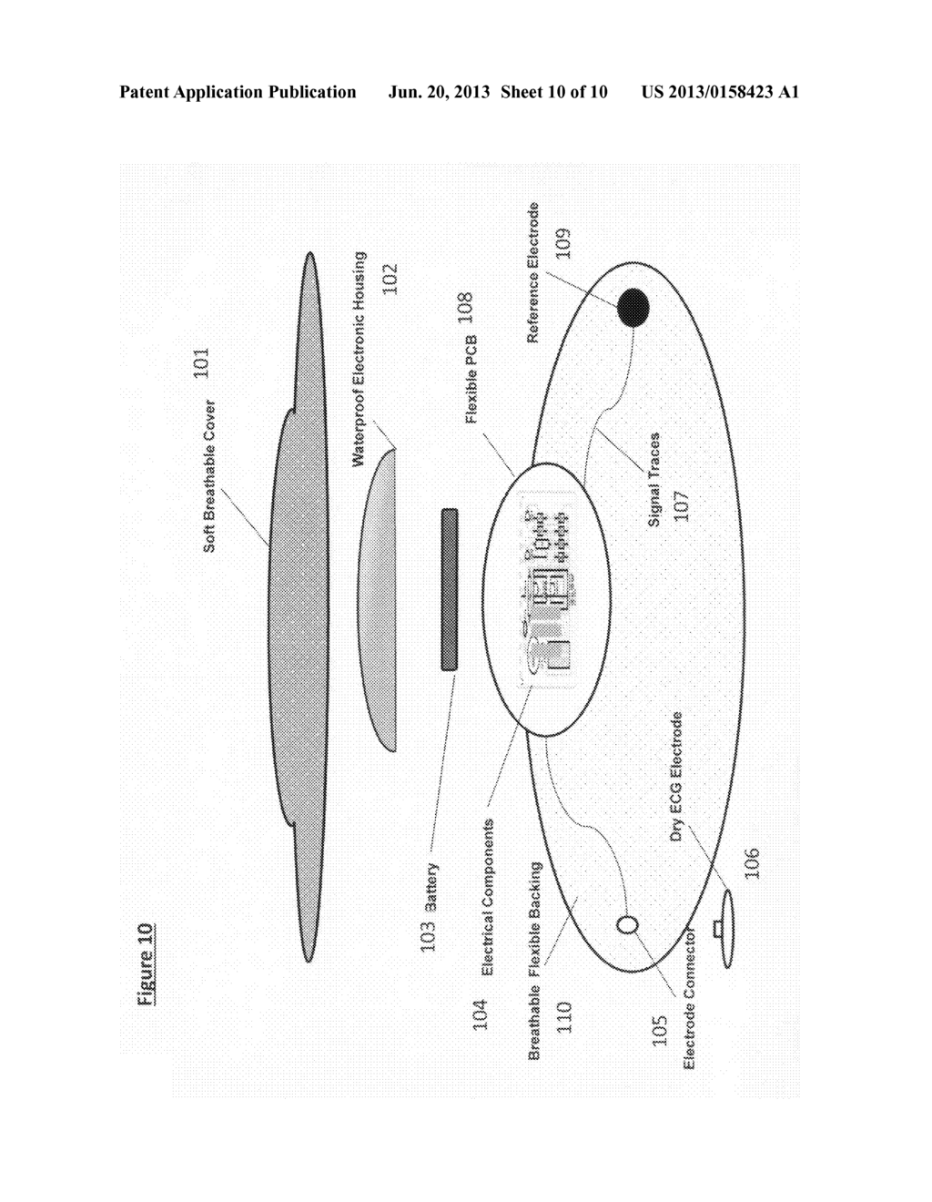 Mobile wellness device - diagram, schematic, and image 11