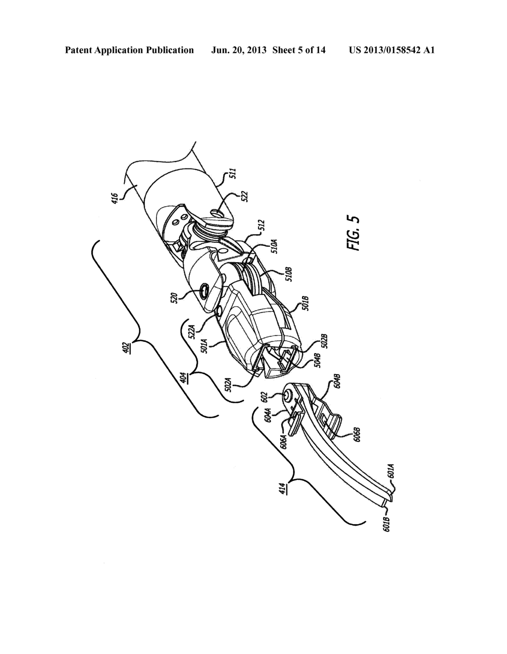 SURGICAL SYSTEMS WITH ROBOTIC SURGICAL TOOL HAVING PLUGGABLE END-EFFECTORS - diagram, schematic, and image 06