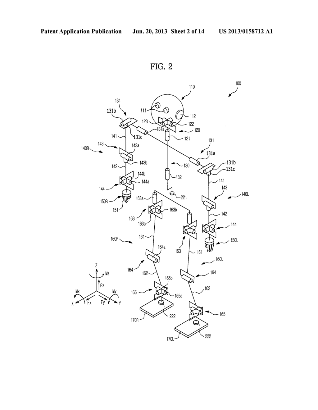 WALKING ROBOT AND CONTROL METHOD THEREOF - diagram, schematic, and image 03